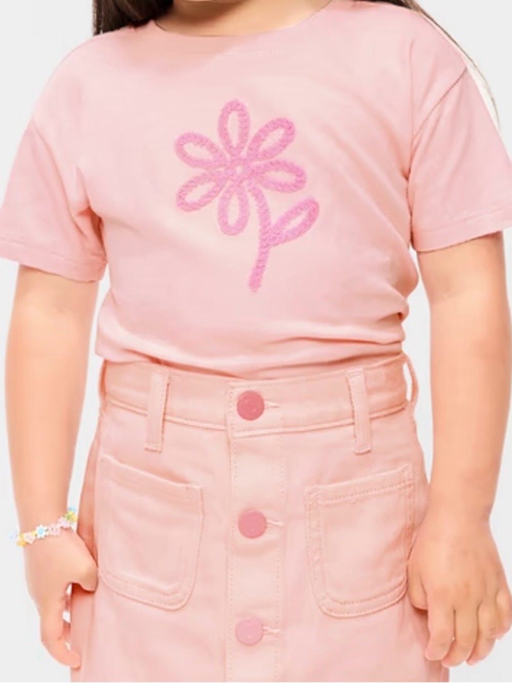 Short-Sleeve Pink Graphic T-Shirt for Toddler Girls, Sz 4T NWT